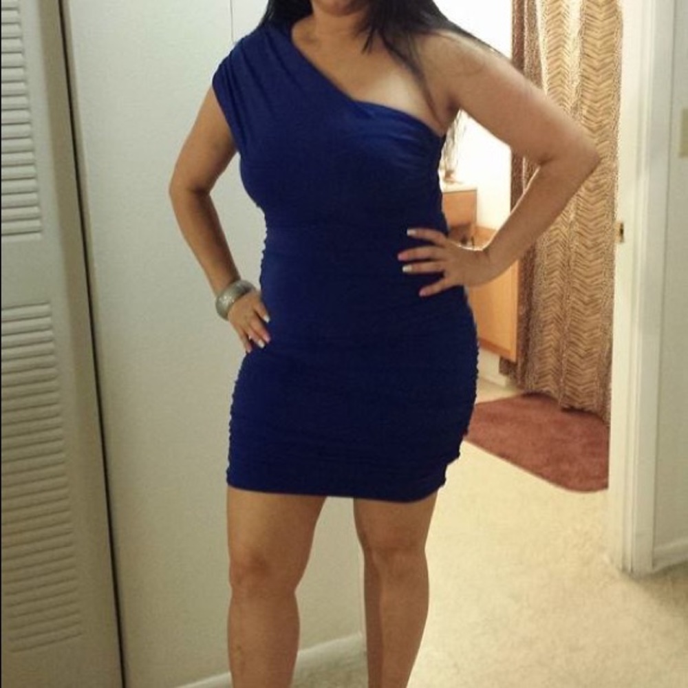 Women’s mini dress size L, beautiful shade of blue